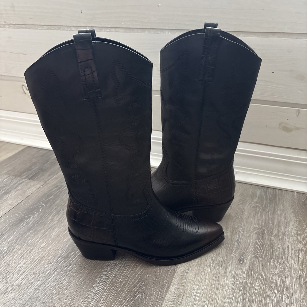 Vintage Foundry Co. Trudy Women's Cowboy Boots Brown Size 6